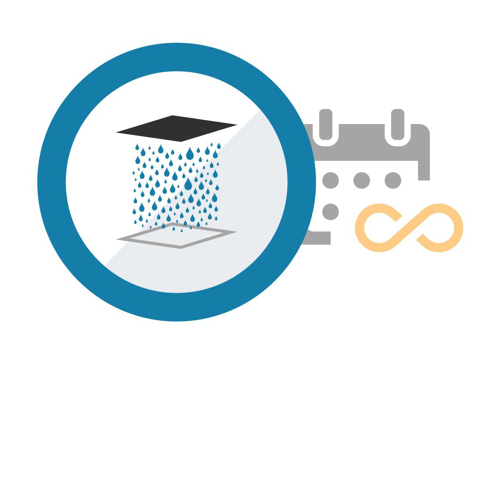 Rain Room til salg (2,5m, ↔ 2 m)